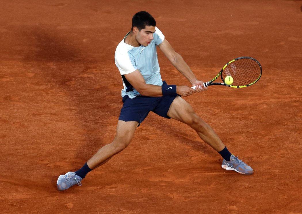 Carlos Alcaraz na Roland Garros 2022