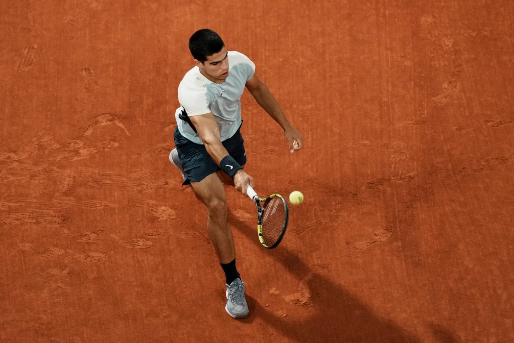 Carlos Alcaraz na Roland Garros 2022