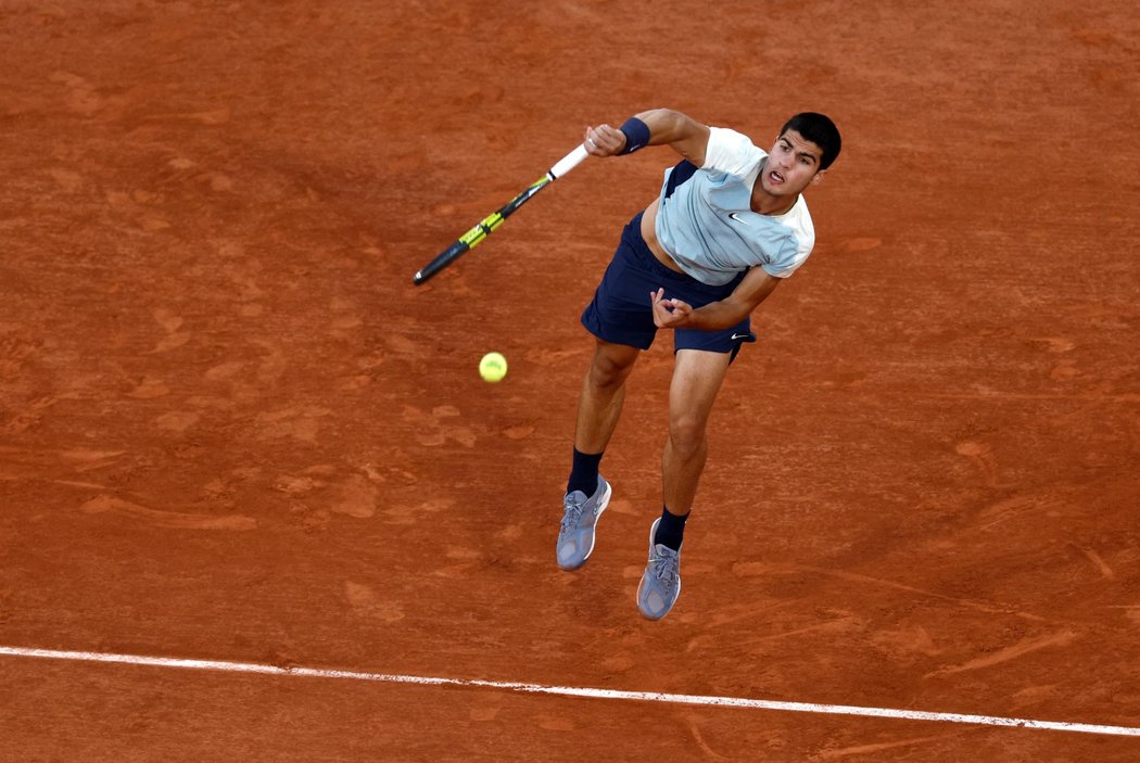 Carlos Alcaraz na Roland Garros 2022