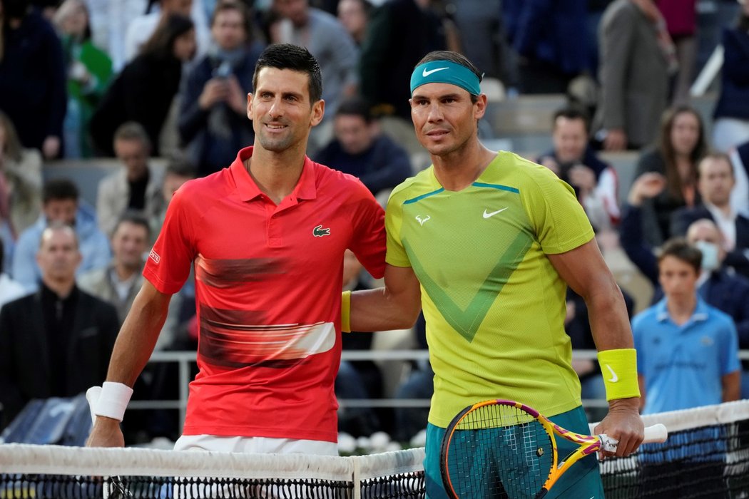 Souboj gigantů ve čtvrtfinále Roland Garros. Novak Djokovič vs. Rafael Nadal