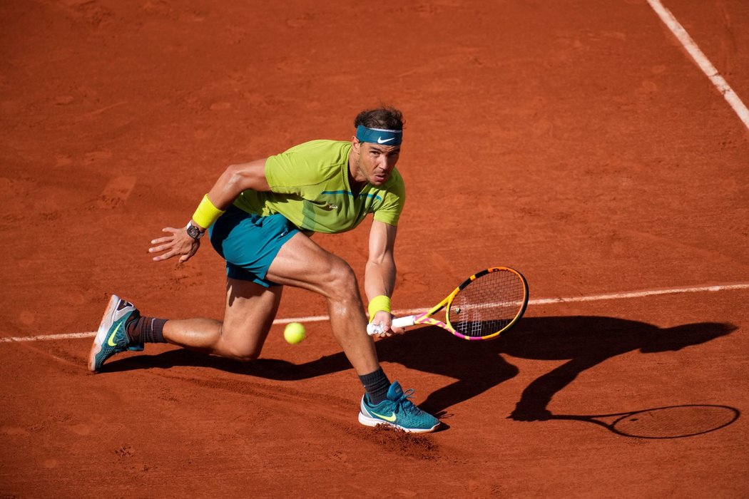 Rafael Nadal během letošního Roland Garros