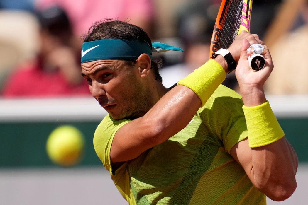 Rafael Nadal během letošního Roland Garros