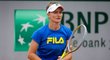 Barbora Krejčíková při tréninku na French Open 2022