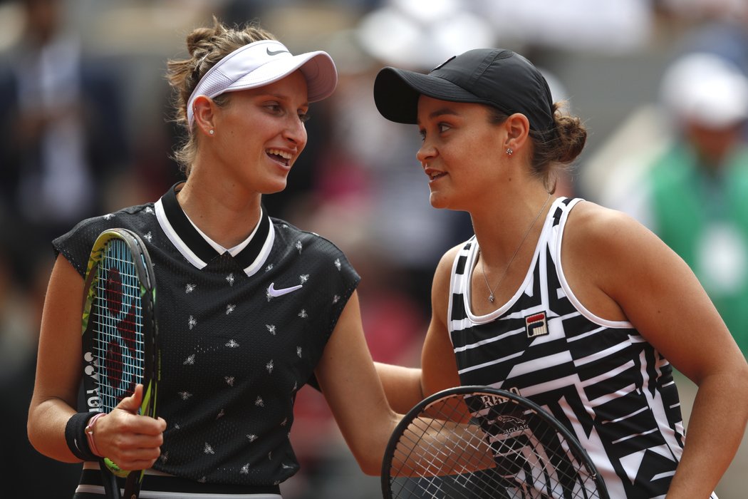 Markéta Vondroušová před finále Roland Garros s australskou soupeřkou Ashleigh Bartyovou
