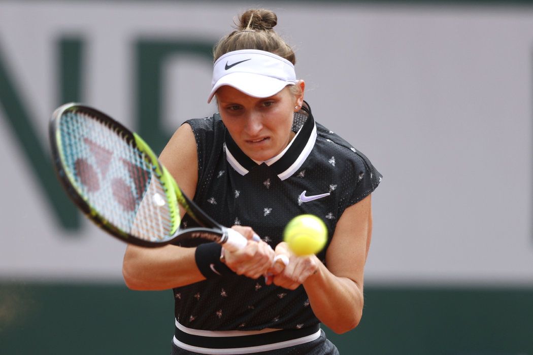 Markéta Vondroušová ve svém prvním grandslamovém finále kariéry na Roland Garros