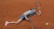 Petra Kvitová v zápase druhého kola French Open, kde porazila Novozélanďanku Erakovičovou