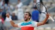 Marin Čilič slaví postup do semifinále Roland Garros