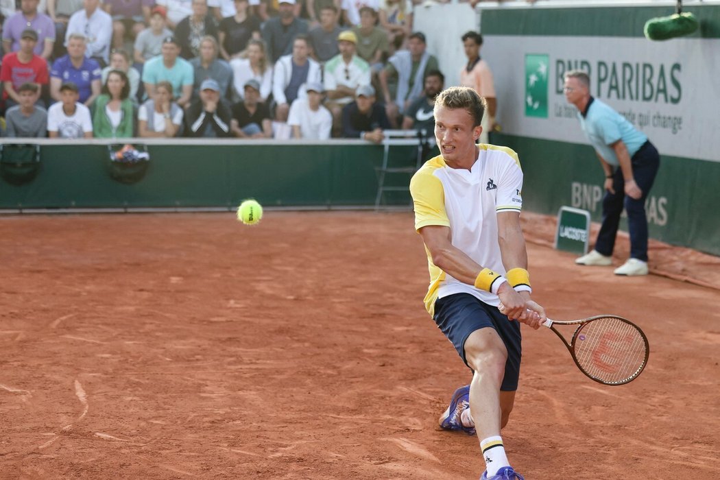Jiří Lehečka nezvládl zápas 2. kola Roland Garros