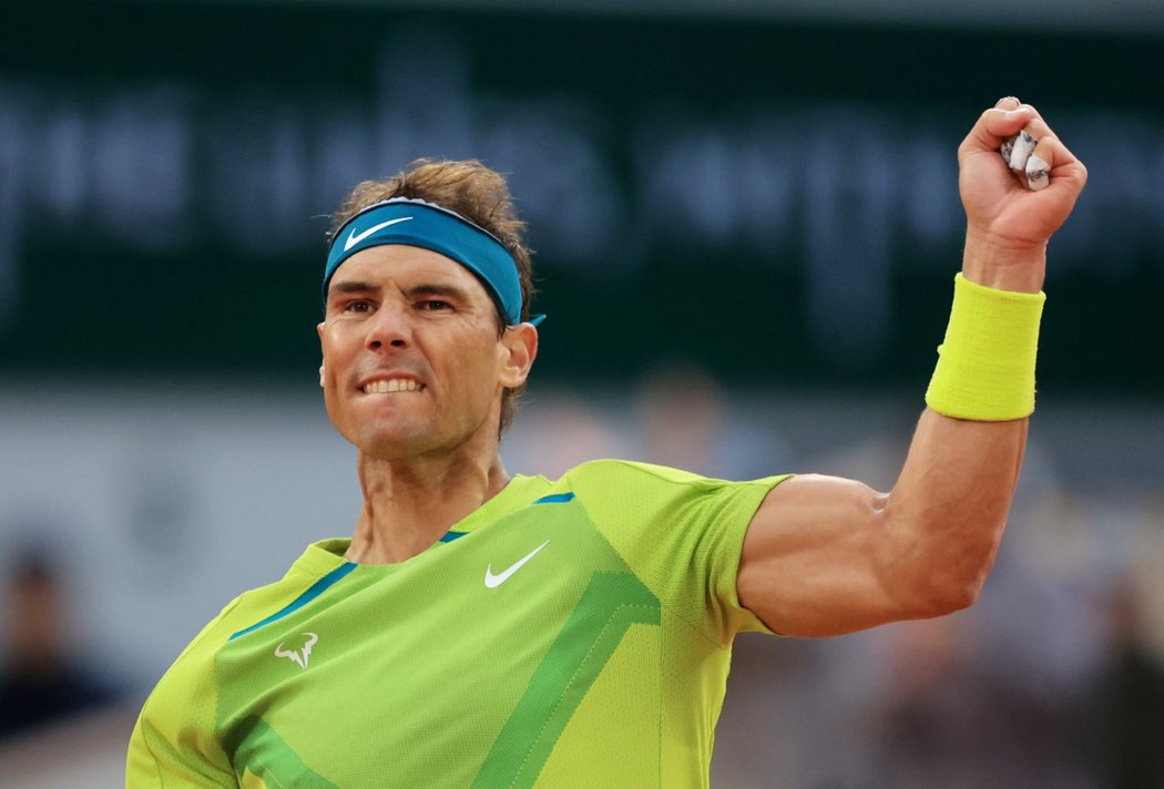 Rafael Nadal slaví postup do čtvrtfinále Roland Garros