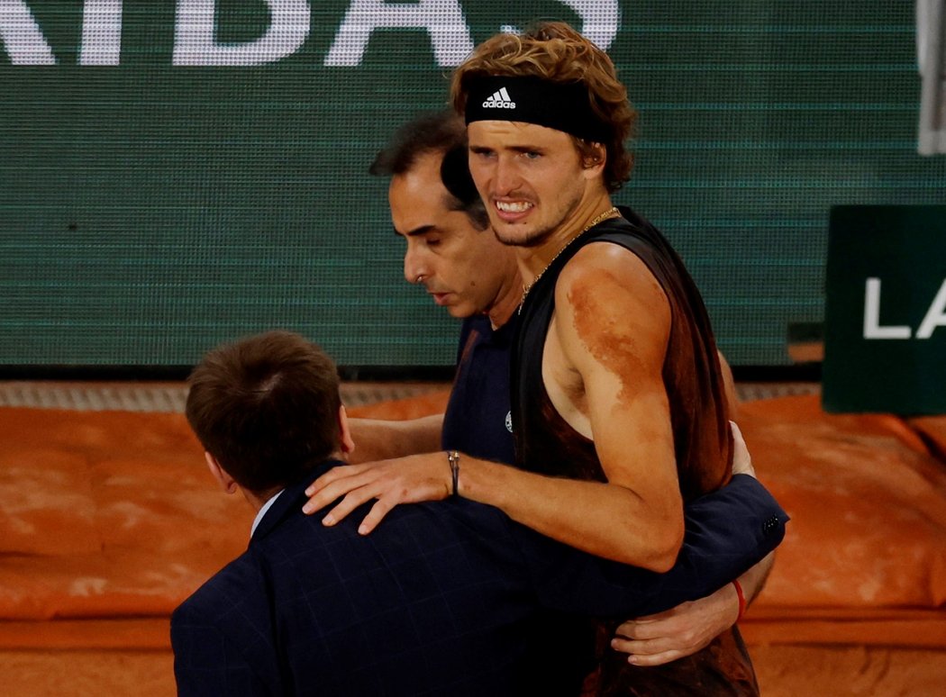 Bolestné loučení Alexandra Zvereva s Roland Garros