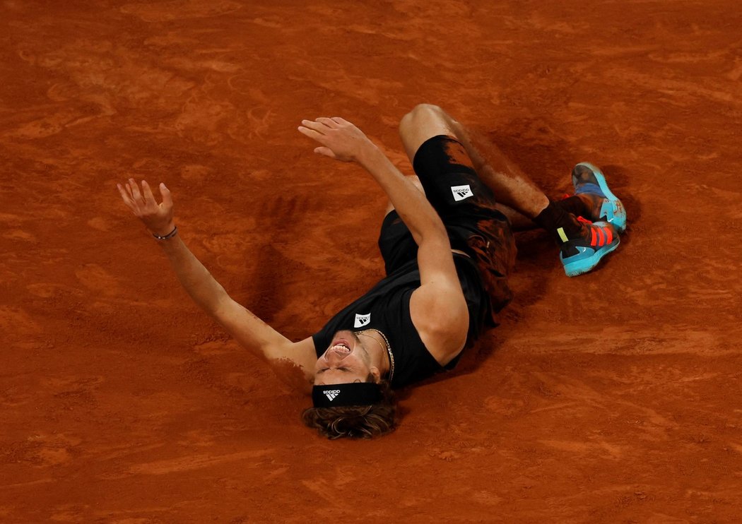 Alexander Zverev a jeho bolestivé zranění v semifinále Roland Garros