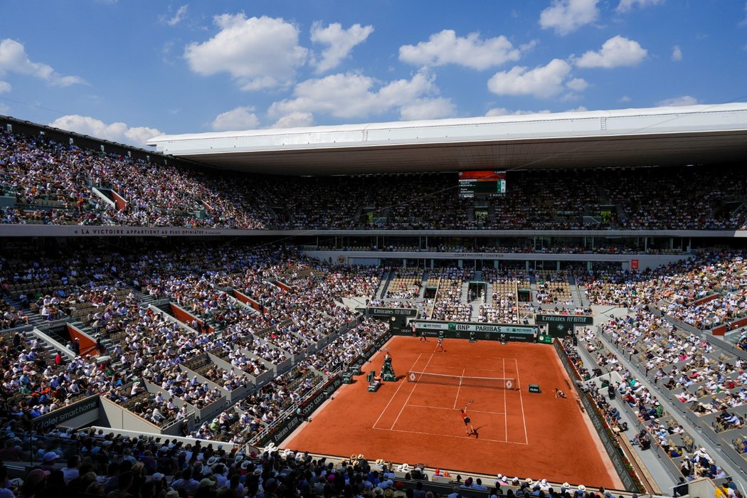 Semifinále Roland Garros s Karolínou Muchovou na kurtu Philippe-Chatriera