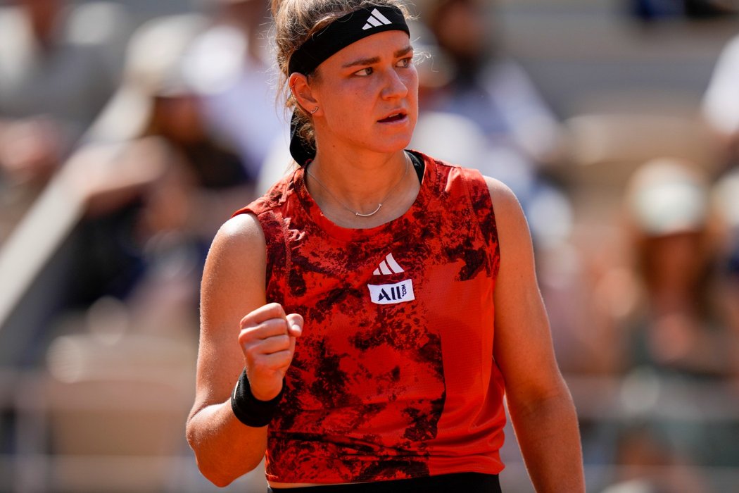 Karolína Muchová se hecuje v semifinále Roland Garros
