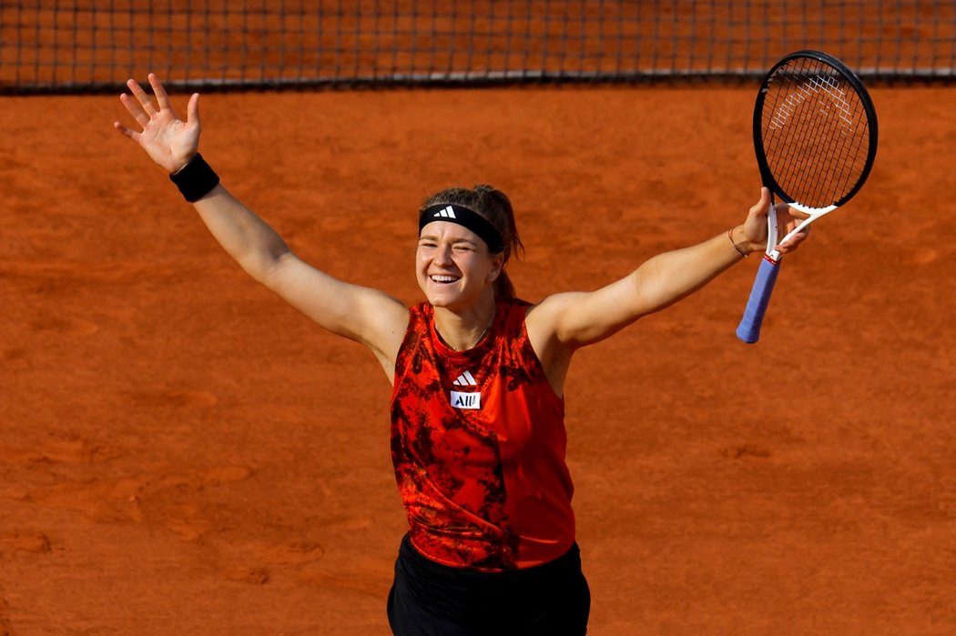 Karolína Muchová a její euforie po postupu do finále Roland Garros