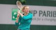 Česká tenistka Kateřina Siniaková v utkání grandslamového French Open