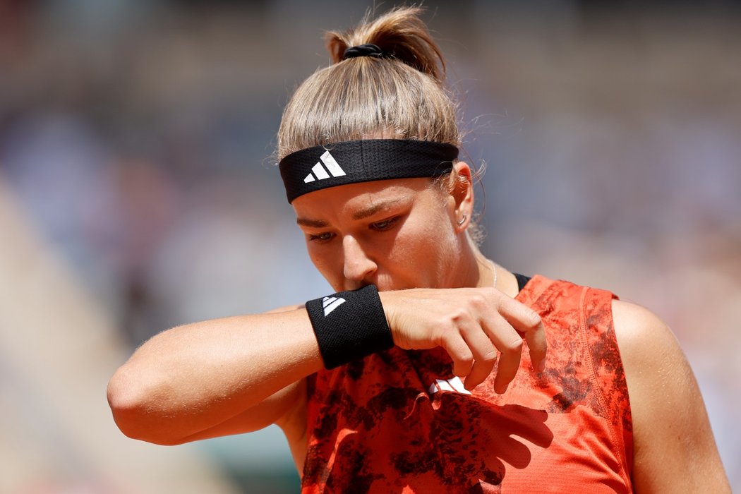 Karolína Muchová na úvod finále Roland Garros ztratila své podání