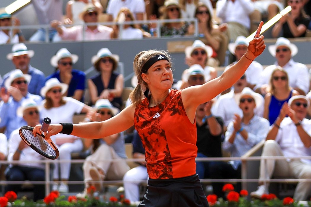 Karolína Muchová předváděla ve finále Roland Garros fantastický výkon