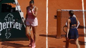 Skandální chování Francouzů na Roland Garros. Bučeli na Ukrajinku