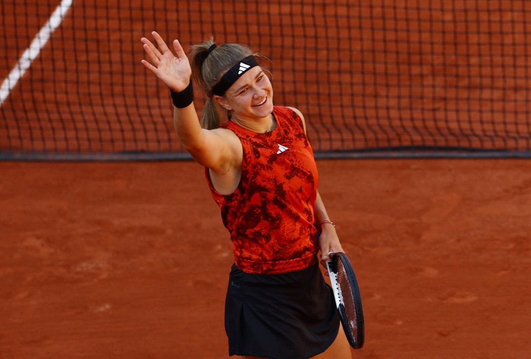 Karolína Muchová zdolala Sakkariovou a je ve 2. kole Roland Garros