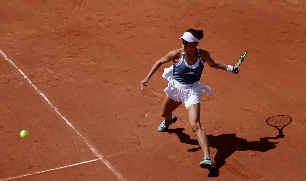 Sára Bejlek v prvním kole Roland Garros nestačila na Rusku Kamilu Rachimovovou