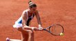 Karolína Plíšková v utkání prvního kola Roland Garros