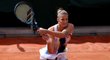 Karolína Plíšková v utkání prvního kola Roland Garros