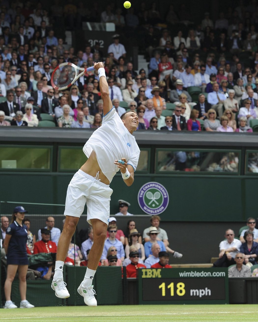 Lukáš Rosol se mohl opřít o kvalitní servis