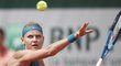 Lucie Šafářová v souboji s Karolínou Plíškovou na French Open