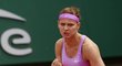 Lucie Šafářová po výhře nad Sabine Lisickou na French Open