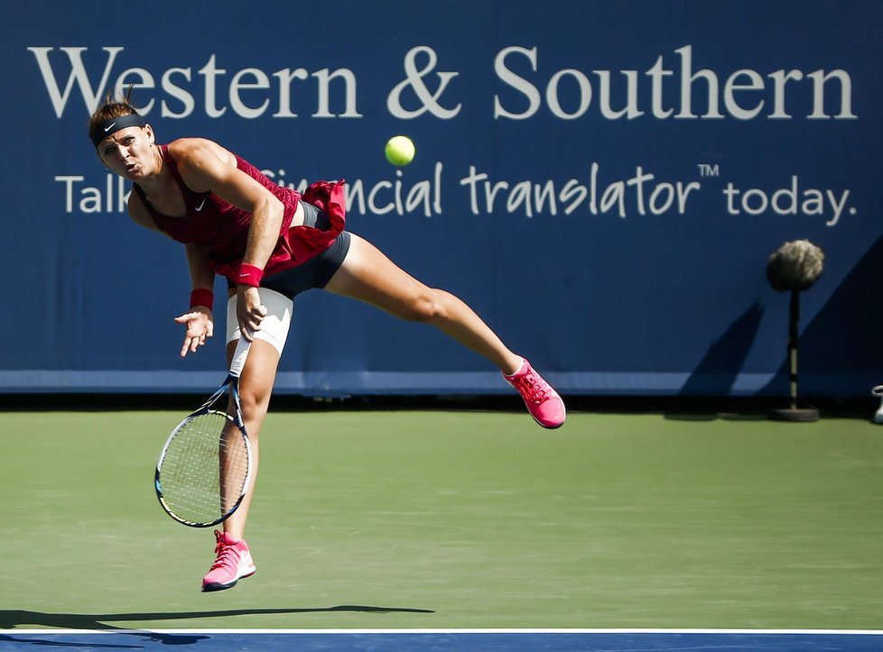 Lucie Šafářová v prvním kole turnaje v Cincinnati porazila soupeřku.