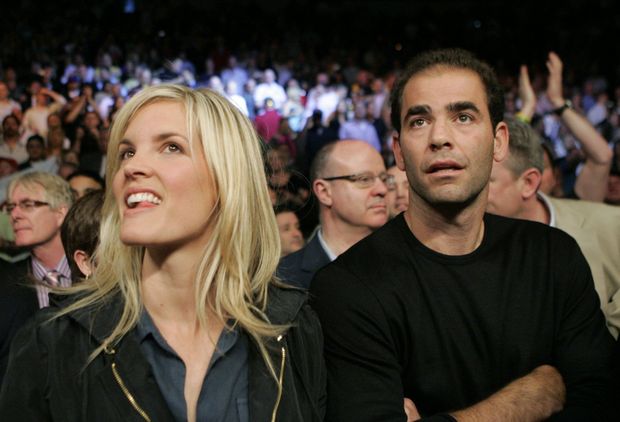 Pete Sampras s manželkou Pete Sampras s manželkou