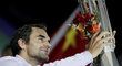 Roger Federer vyrovnal výkon Ivana Lendla v počtu vyhraných turnajů