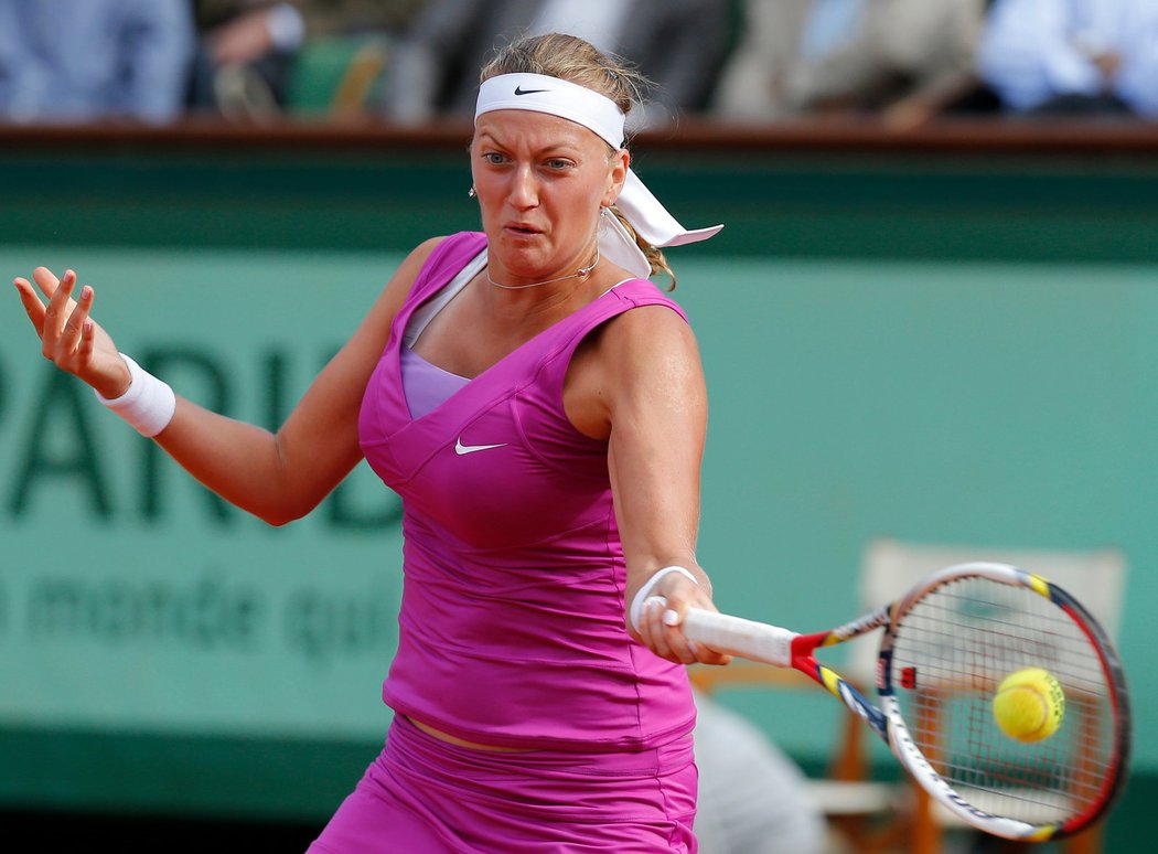 Petra Kvitová došla na French Open do semifinále, kde českou hráčku porazila Maria Šarapovová