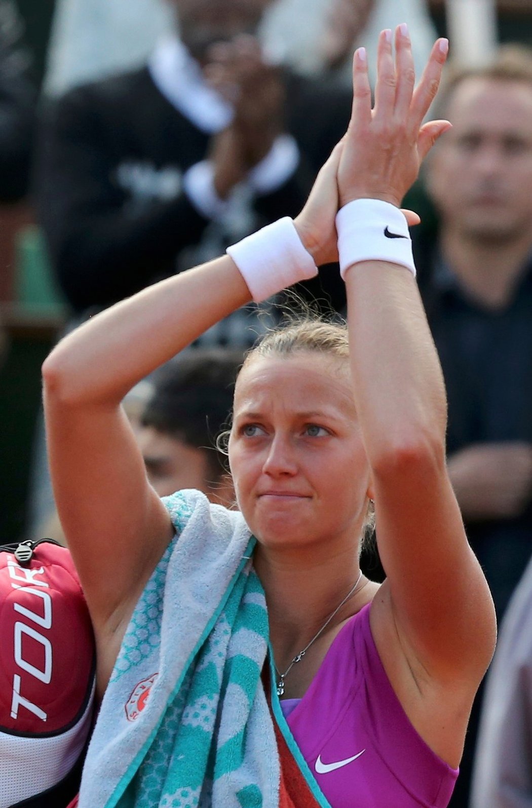 Petra Kvitová po vyřazení v semifinále French Open od Rusky Šarapovové