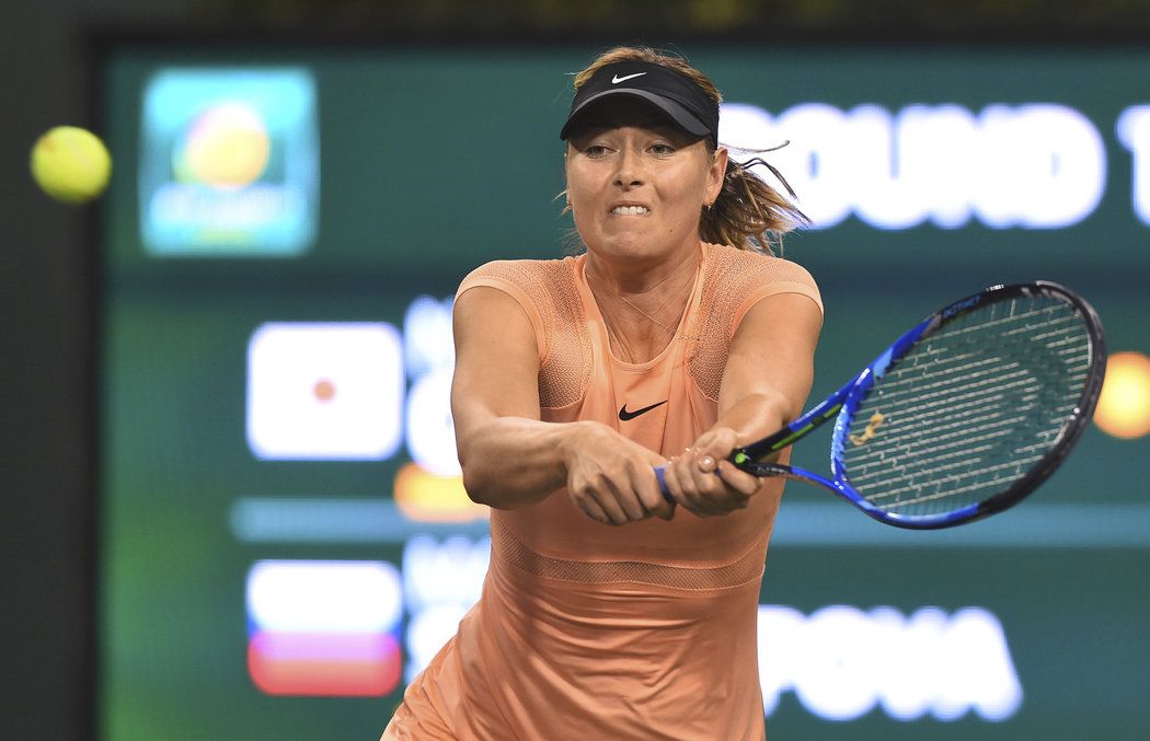  Maria Šarapovová skončila v Indian Wells v prvním kole