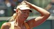 Zklamaná ruská tenistka Maria Šarapovová