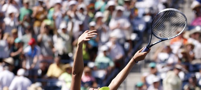 Šarapovová se raduje ze zisku titulu z Indian Wells