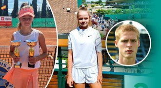 Mladičká Češka (12) ve Wimbledonu: má skvělou paměť, táta byl fotbalista