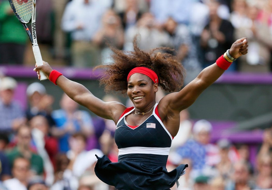 Serena Williamsová si bez problému poradila s Marií Šarapovovou a slaví první individuální olympijské zlato