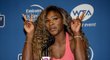 Světová tenisová jednička Serena Williams na tiskové konferenci před americkým turnajem ve Stanfordu