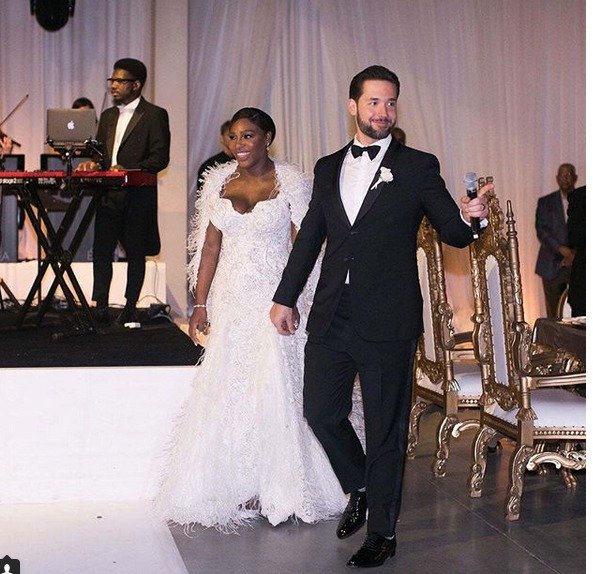 Novomanželé Serena Williamsová a Alexis Ohanian