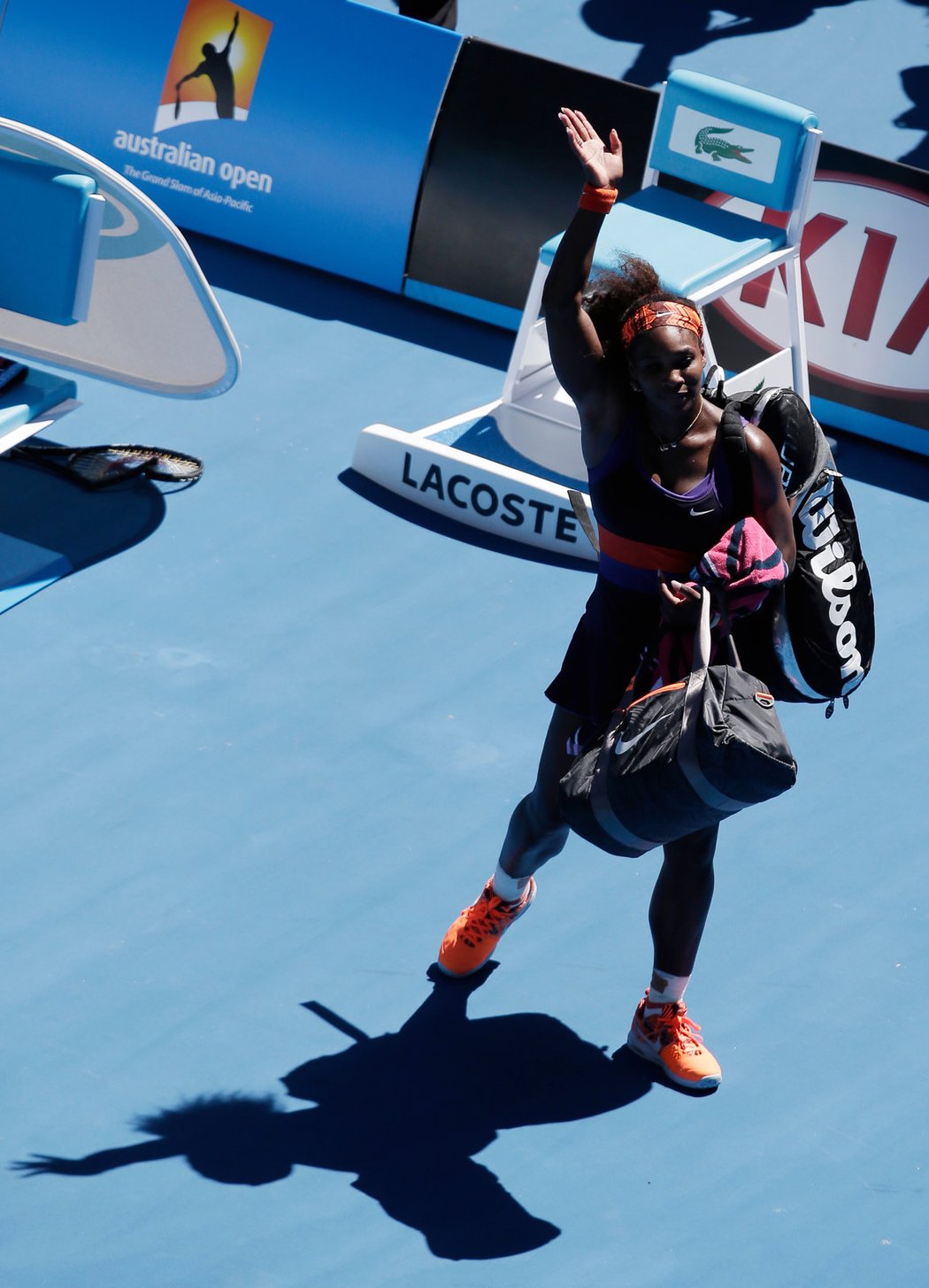 Serena Williamsová se loučí s diváky na Australian Open