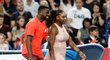 Serena Williamsová spolu se svým americkým spoluhráčem Francisem Tiafoem