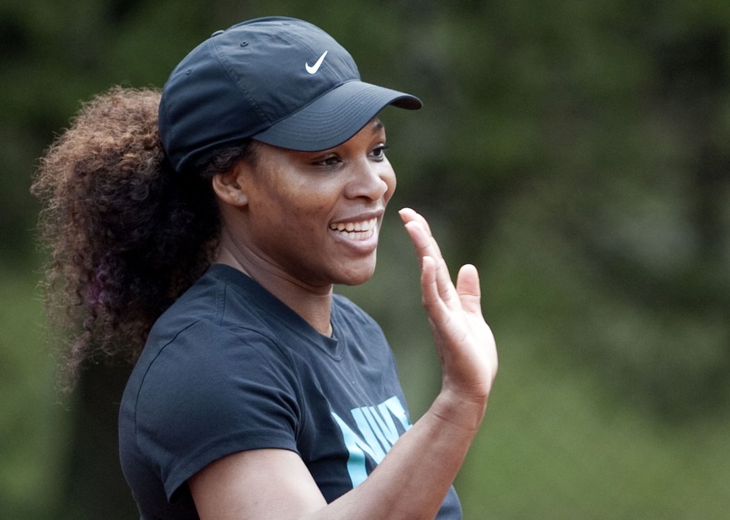 Usměvavá Serena Williamsová