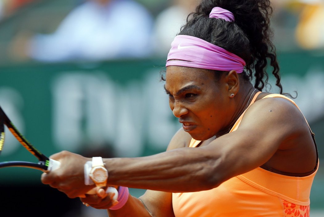 Serena Williamsová hrála o finále French Open s Bacszinszkou