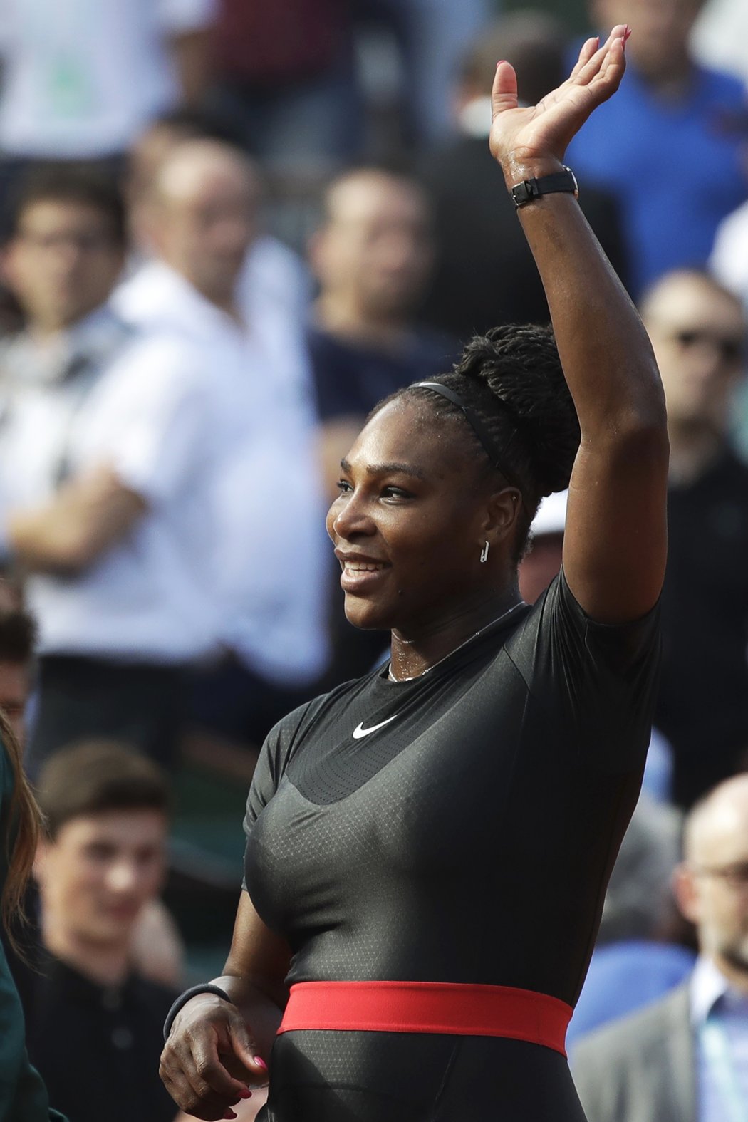  Serena Williamsová děkuje fanouškům