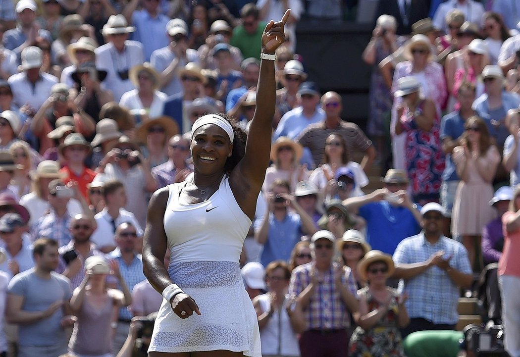 KRÁLOVNA Serena. Světová jednička výhrou na Wimbledonu zkompletovala nekalendářní Grand Slam