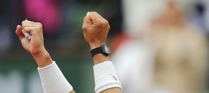 Vamos! Rafael Nadal si užívá vítězné chvilky po triumfu na Roland Garros