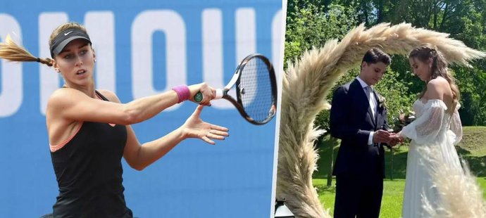 Bývalá tenistka Barbora Štefková měla svatbu