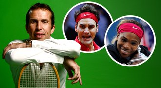 Štěpánek o hvězdách: Federer umí česky, Serena je pohodová holka